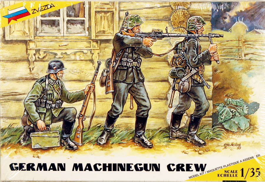 Modeling tank German machine gun, Heer, ref. 3511, 1/35, Zvezda