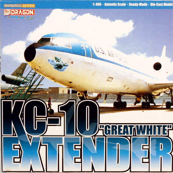 Modeling aircraft KC-10 extender, Great White, ref. 55472, 1/400, Dragon Warbirds