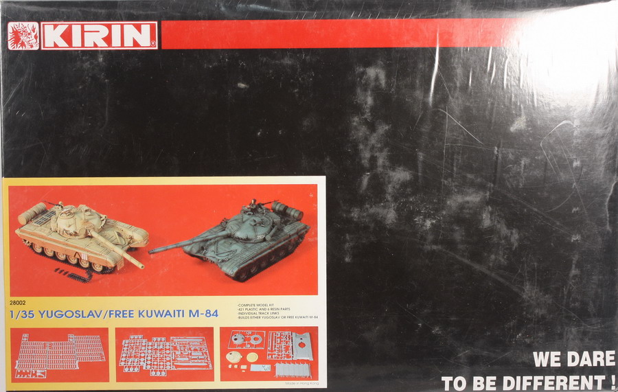 Modeling tank M-84, Yugoslav / Free Kuwaiti, ref. 28002, 1/35, Kirin - Dragón