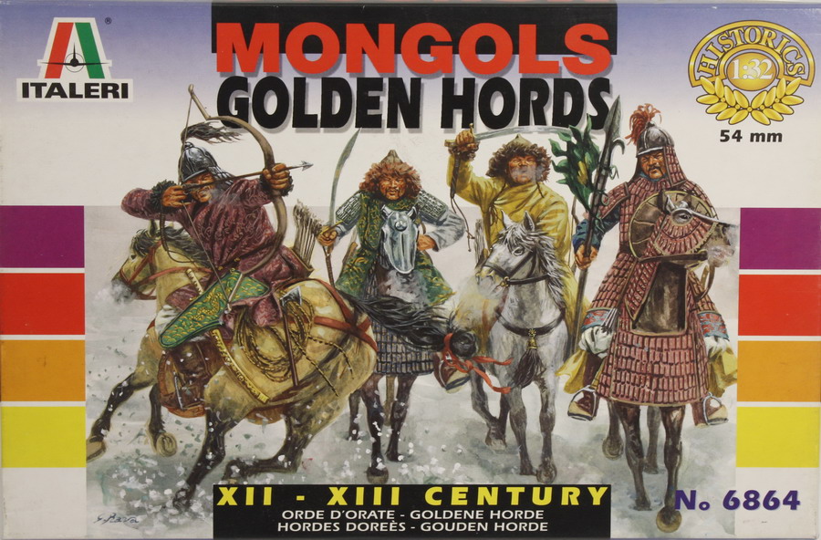 Modeling figures Mongols, Golden Hords, ref. 6864, 1/32, Italeri