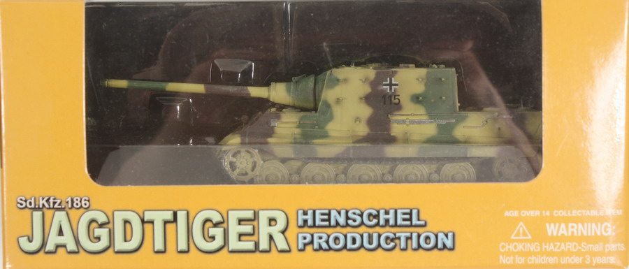 Modeling tank destroyer Jagdtiger Henschel production, ref. 62010, 1/72, Dragón Armor