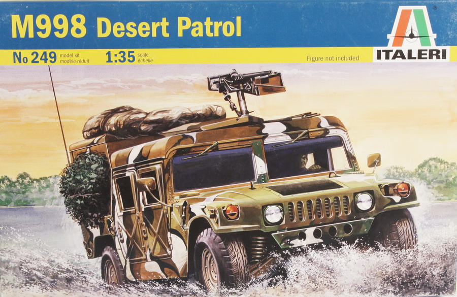 Modeling vehicle Hummer M 998, Desert Patrol, ref. 249, 1/35, Italeri