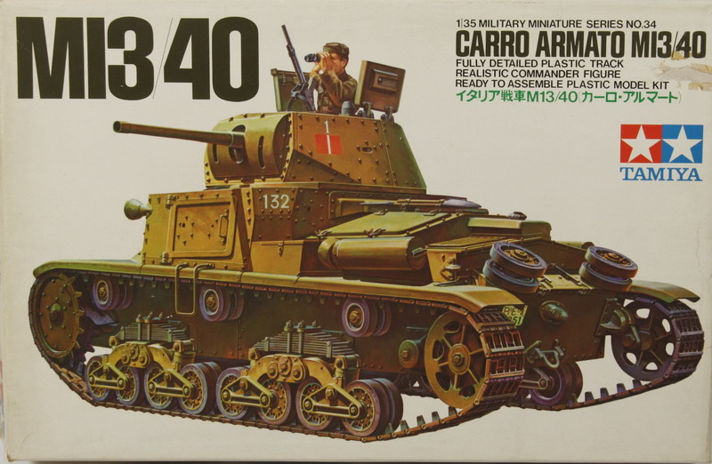 Modeling tank M13/40, carro armato, ref. 134 - 35296, 1/35, Tamiya