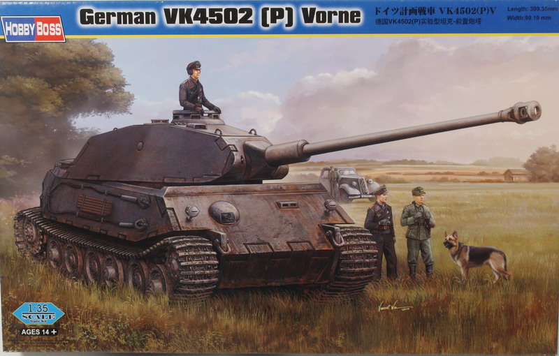Modeling tank VK4502 (P) Vorne, ref. 82444, 1/35, Hobby Boss