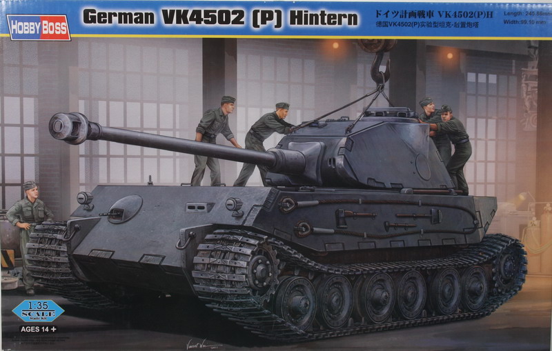 Modeling tank VK4502 (P) Hintern, ref. 82445, 1/35, Hobby Boss