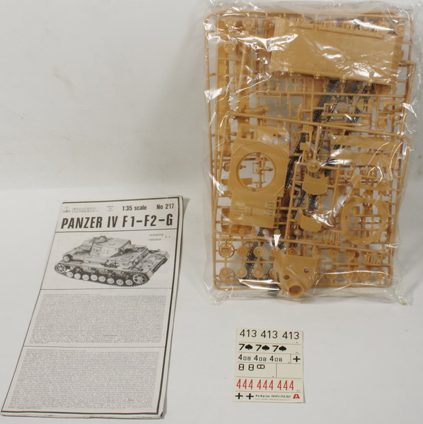 Modeling tank Panzer IV F1 – F2 - G, ref. 217, 1/35, Italeri (no box)