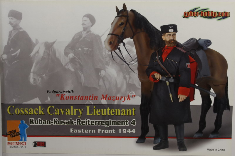 Action figure 1/6, Konstantin Mazuryk, Cossack Cavalry, Eastern Front, 1944, Kuban, ref. 70475
