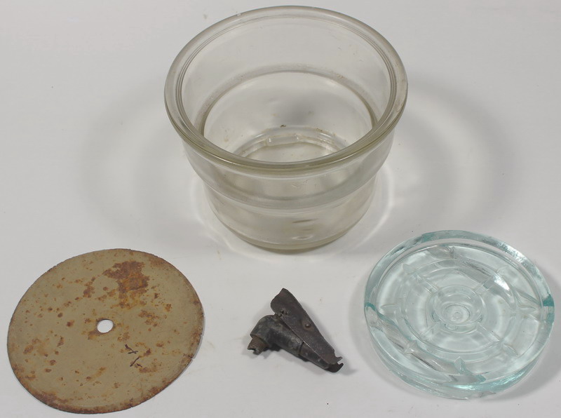 Mine anti-personnel, glass mine, inert, Glasmine mod. 43, German Original World War Two