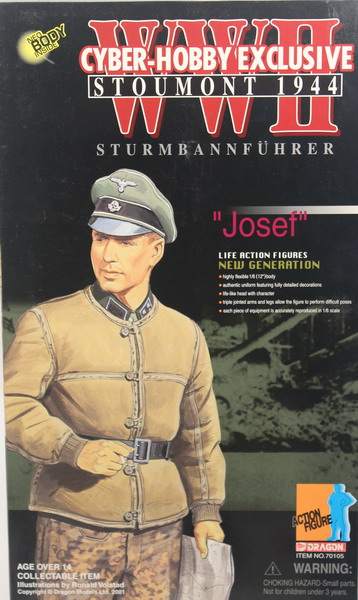 Action figure 1/6, Dragón, Dragón, Josef, Stoumont 1944, Sturmbannführer, ref. 70105