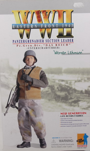 Action figure 1/6, Dragón, Werner Lehmann, Eastern Front 1943, Das Reich, Unterscharführer, ref. 70667