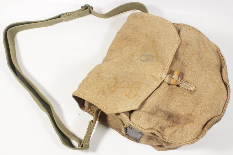 Cloth bag with capacity for three drum loaders of the light machine gun Degtiariov - Degtyarev