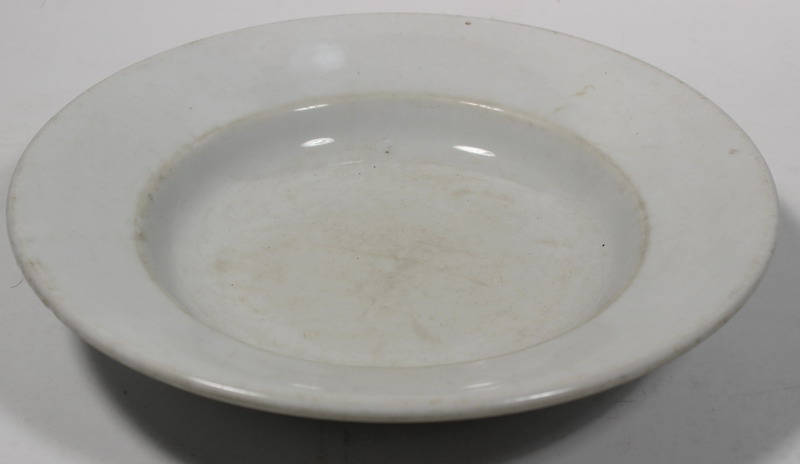 Tableware: Deep dish, porcelain, Kriegsmarine, original German World War II