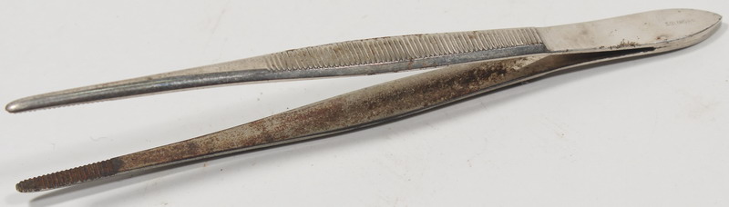Metal clamp, for first-aid kit, Solingen marking.