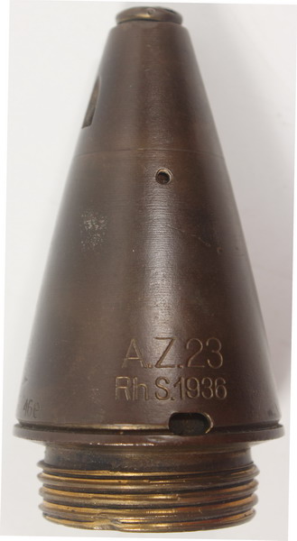 Fuze AZ 23 (impact fuze), percussion, inert, original German World War II