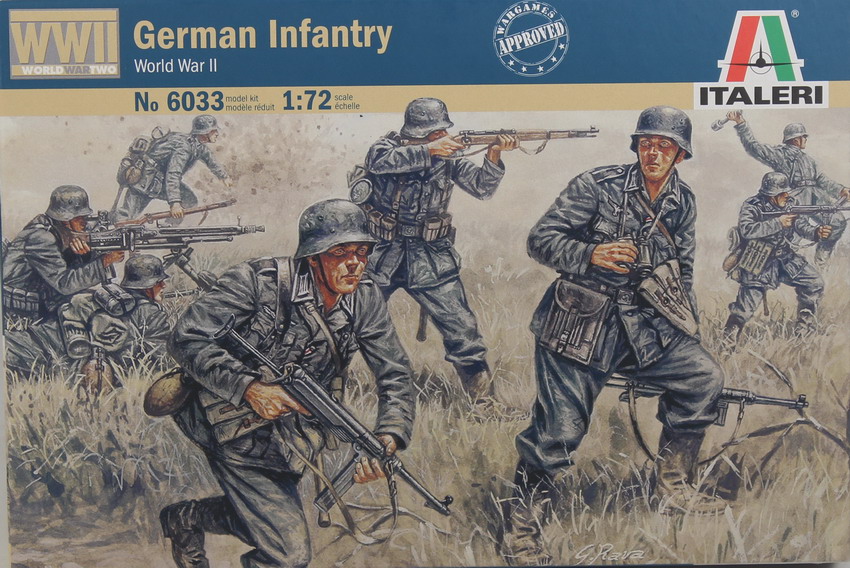Modeling figures German infantry, ref. 6033, 1/72, Italeri